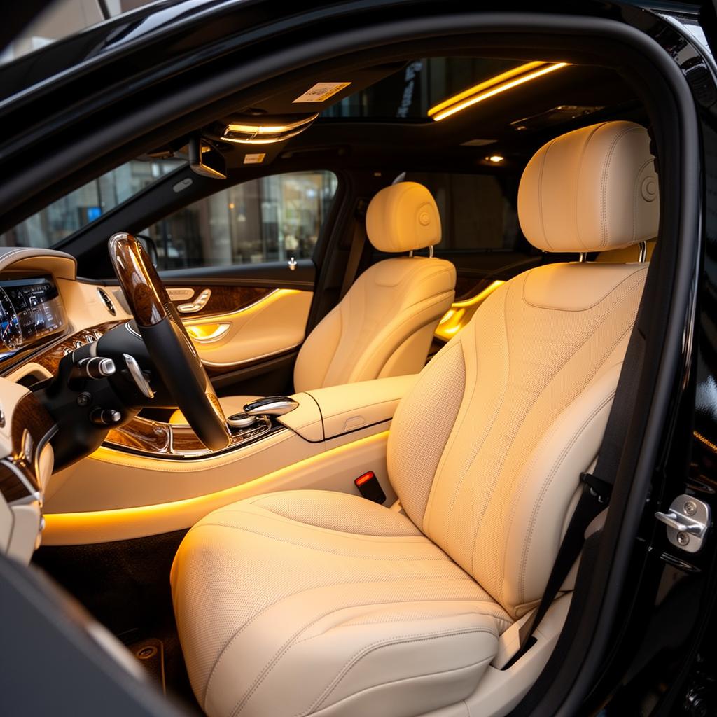 Intérieur cuir Mercedes